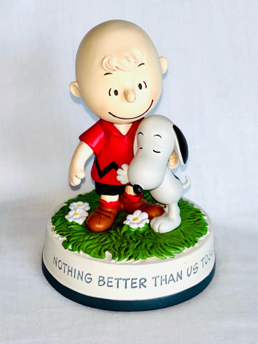 Hallmark Peanuts Figurine Charlie Brown Snoopy Nothing Better Than Us Together